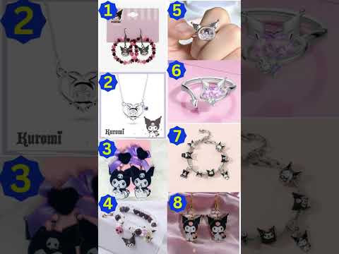 KuromiJewelery #quiz #wouldyourather #sanrio #games #kuromi #jewellery #cute #bracelet #luxury #fypシ