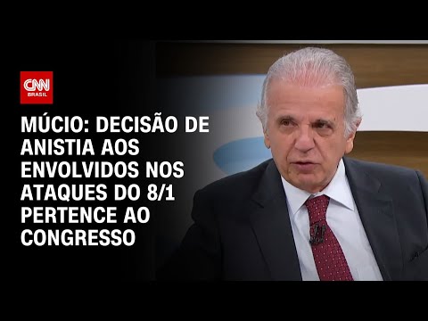 Múcio: Decisão de anistia aos envolvidos nos ataques do 8/1 pertence ao Congresso | BASTIDORES CNN