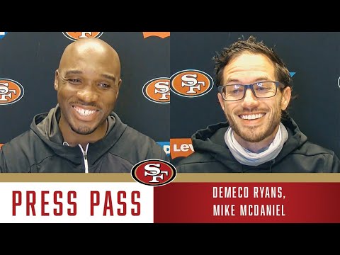 Ryans, McDaniel Talk Preparations for ‘Physical’ Matchup vs. Packers | 49ers video clip