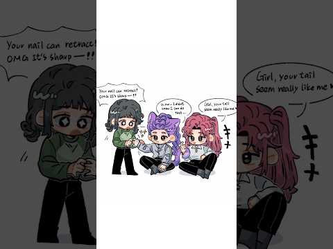 Clingy Together! KPop Demon Hunters Comic Dub