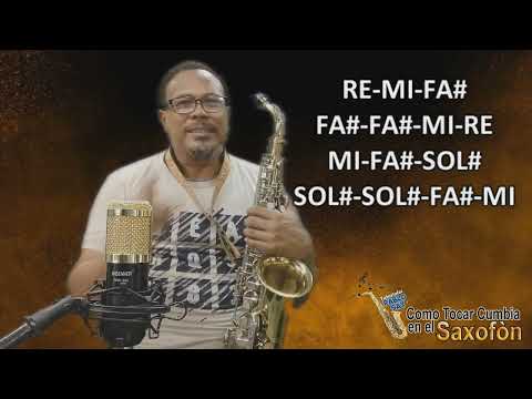 TUTORIAL LA FORMA MAS FACIL DE TOCAR CUMBIA CON EL SAXO