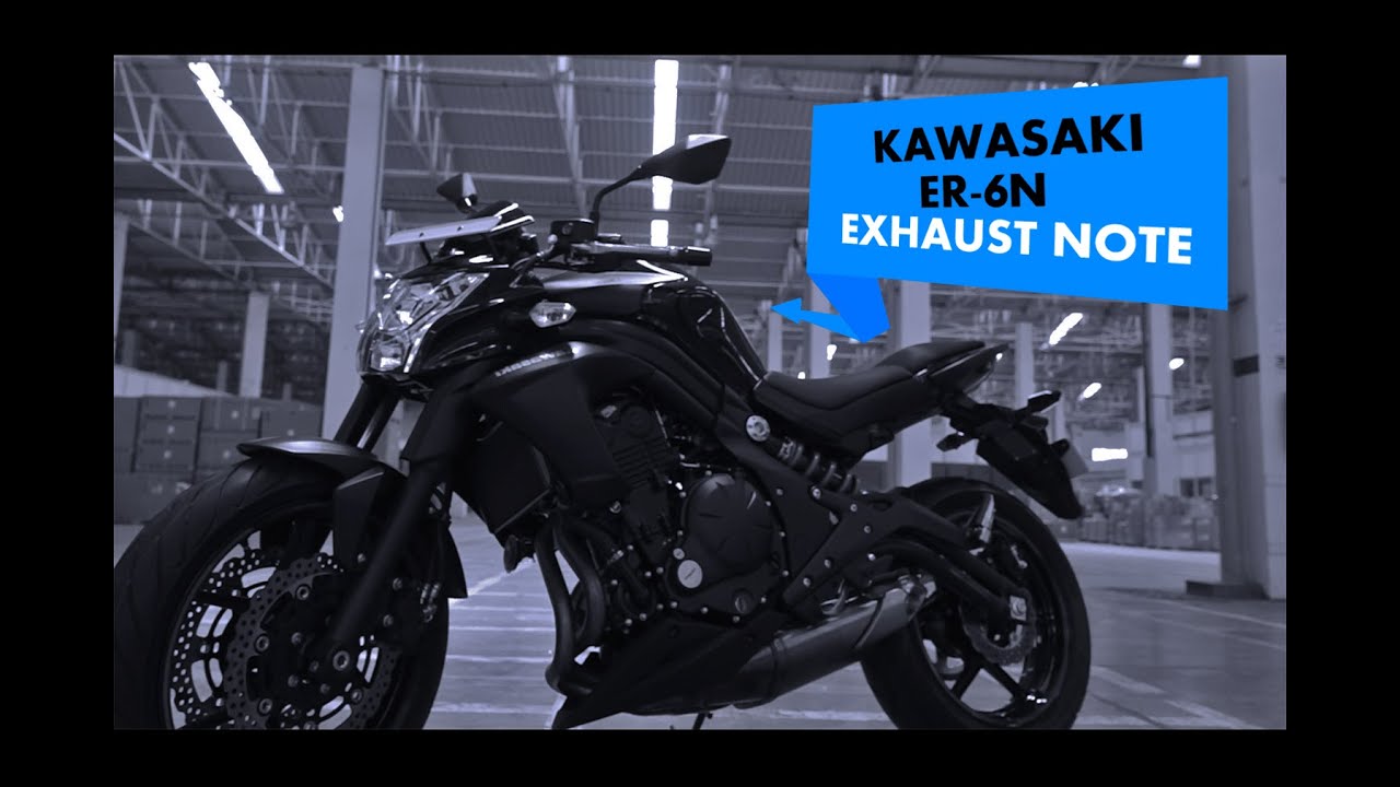 Kawasaki ER 6n Stock Exhaust Note : PowerDrift