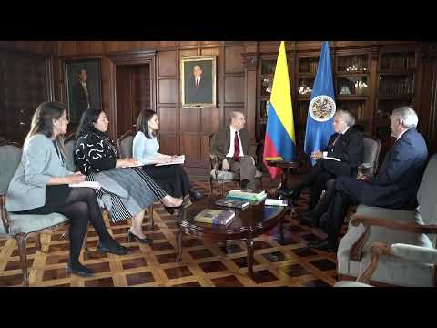 Reel del encuentro entre el Canciller Leyva y el Secretario General de la OEA Almagro