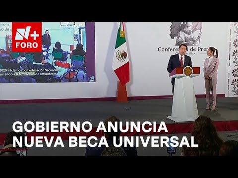 Anuncian beca universal para educación básica - Expreso de la Mañana