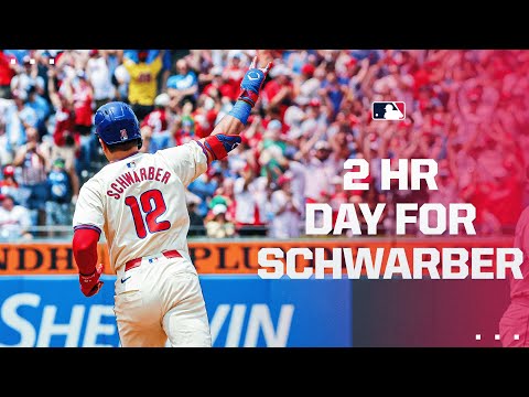 Sunday Schwarbomb two-fers! Kyle Schwarber goes deep TWICE for the Phillies!