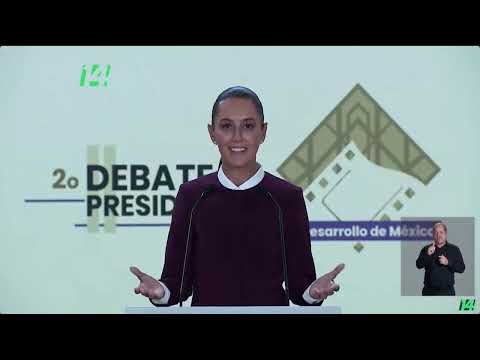 Segundo Debate Presidencial  | Presentación Claudia Sheinbaum, Xóchitl Gálvez y Jorge Álvarez Máynez