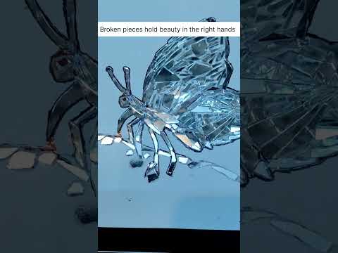 A #mirror''s #end is a #buterfly 🦋’s #beginning #viral #art by @Artisian Aura