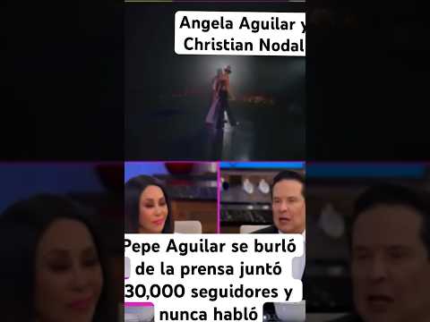 Christian Nodal es el culpable de lo que está pasando con Angela Aguilar él abandonó a su hija