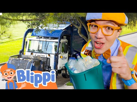 Garbage Truck Groove🚛| Blippi Songs 🎶| Educational Songs For Kids