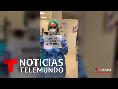 Mensaje de esperanza de los médicos en España | Noticias Telemundo