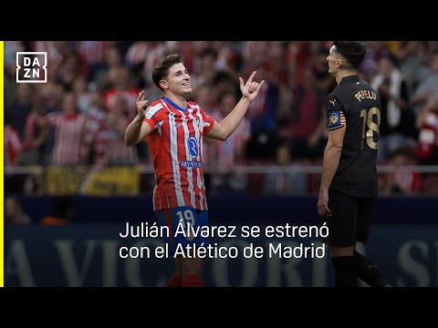 Julián Álvarez y la noche soñada en el Metropolitano tras su primer gol con el Atlético de Madrid