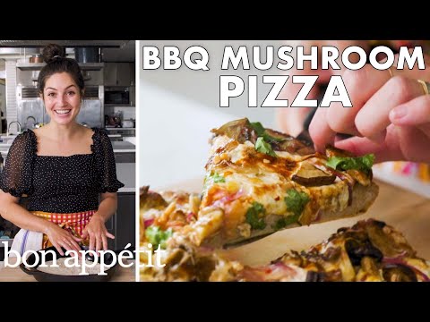 Easy BBQ Mushroom Pizza Made In A Cast-Iron | From The Test Kitchen | Bon Appétit