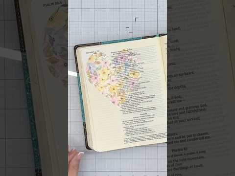 ⬆️ Full Bible Journaling process. Bible journaling doesn’t have to be complicated! #biblejournaling