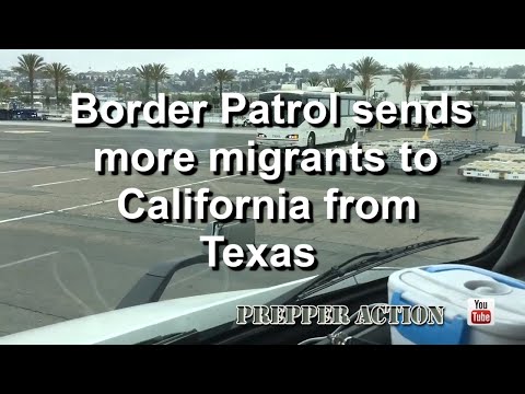 San Diego worried as Border Patrol sends more migrants to California from Texas.