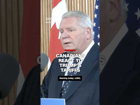 Canadians react to Trump‘s tariffs ￼