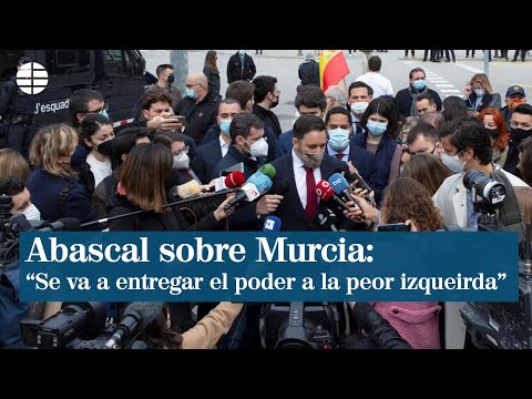 Abascal: En Murcia se entrega el poder a la peor izquierda que ha tenido España