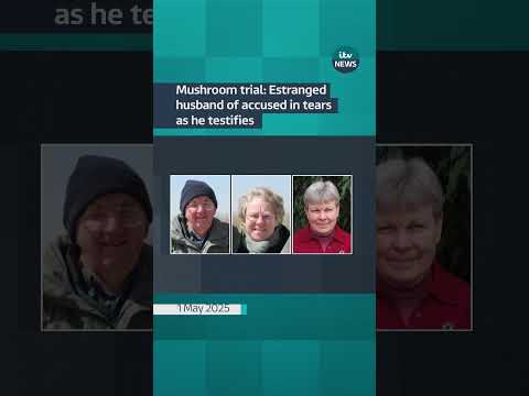 Mushroom trial: Estranged husband of accused in tears as he testifies | ITV News  #itvnews