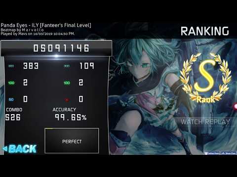 osu! | Mavs - Panda Eyes - ILY [Fanteer's Final Level] | 99.65% FC [433pp]