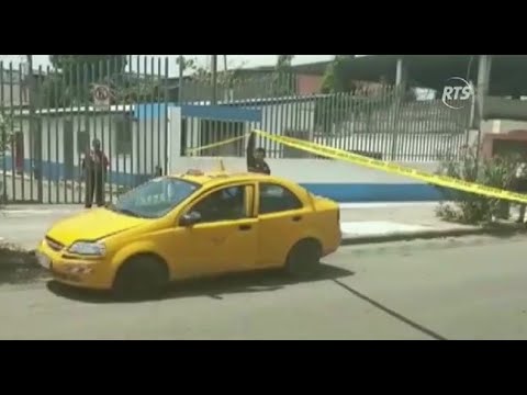 Taxista falleció tras ser impactado por una bala perdida en Esmeraldas