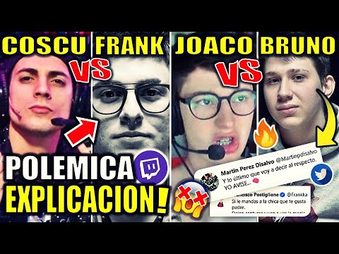 COSCU vs FRANKKASTER | BRUNENGER vs JOACO TURRO con CARO infiel | EXPLICACION y RESUMEN de POLEMICA