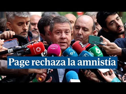 Page rechaza la amnistía y avisa que aunque cupiera en la Constitución no casa con valores de PSOE