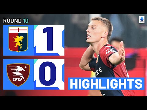 GENOA-SALERNITANA 1-0 | HIGHLIGHTS | Gudmundsson seals win for hosts | Serie A 2023/24