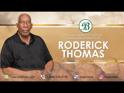 Roderick Thomas Tribute Service
