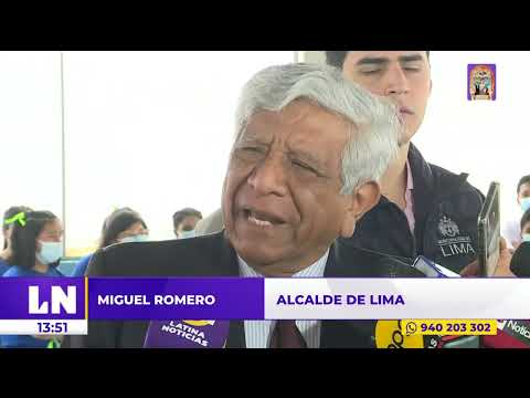 Saliente alcalde de Lima, Miguel Romero da consejo a Rafael López Aliaga