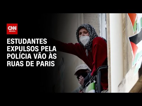 Estudantes expulsos pela polícia vão às ruas de Paris | CNN PRIME TIME