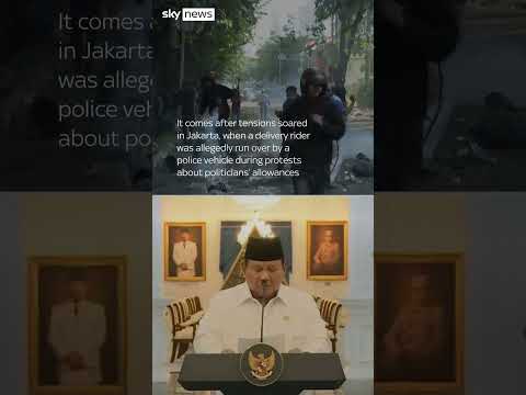 Indonesian leader cuts politicians' perks after deadly protests