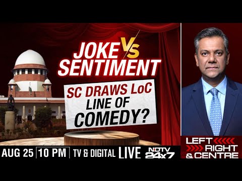 Joke Vs Sentiment | SC Draws LoC - Line Of Comedy? | Left, Right And Centre | LIVE