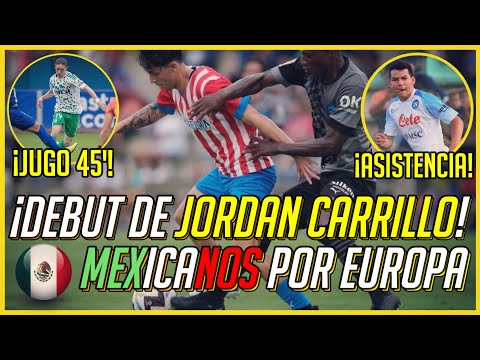 ¡DEBUT de JORDAN CARRILLO con el SPORTING de GIJON! | MEXICANOS por EUROPA 2022