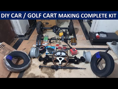 DIY car Kit | vintage car components| DIY colf cart kit| DIY Golf car componnets |Electric car parts