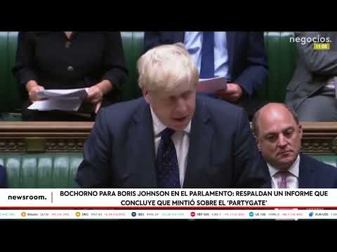 El bochorno de Boris Johnson: respaldan un informe que concluye que mintió sobre el 'Partygate'