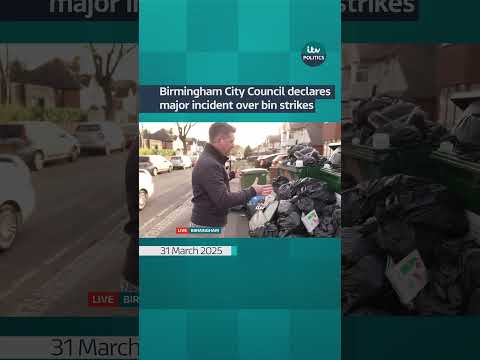 Birmingham City Council declares major incident over bin strikes | ITV News