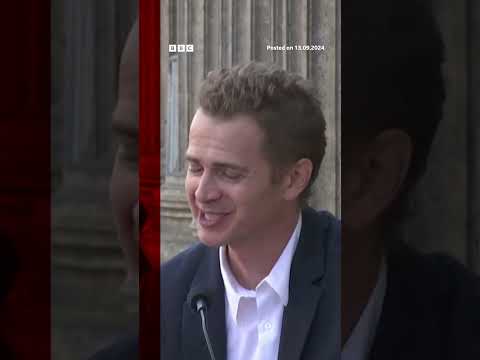 Star Wars reunion at Ewan McGregor's Hollywood star debut. #StarWars #BBCNews