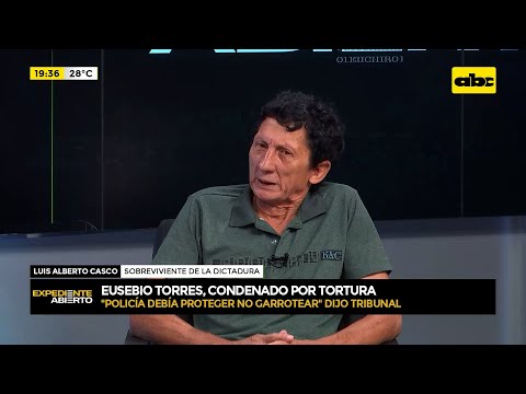 Víctima de la dictadura rememora torturas del stronista Eusebio Torres Romero