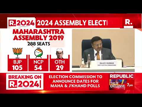 Maharashtra Has 9.63 Crore Voters, Says, CEC Rajiv Kumar | Assembly Elections 2024 | Republic TV