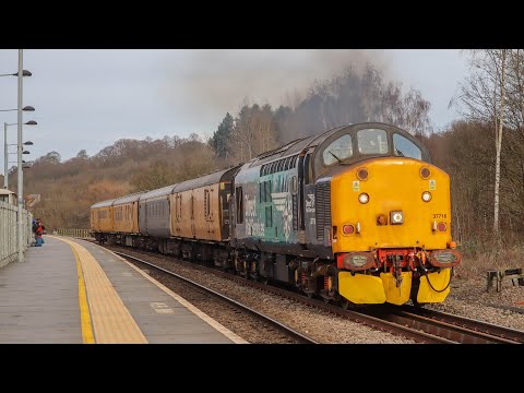 *Class 37 & 56*Trains at Chesterfield (11/01/22)