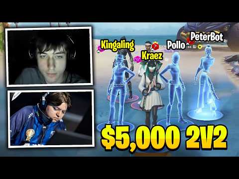 PeterBot Pollo VS Kingaling Kraez in $5,000 PRO 2v2s