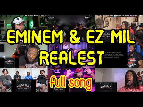 EMINEM x EZ MIL - REALEST | UNCUT REACTION MASHUP