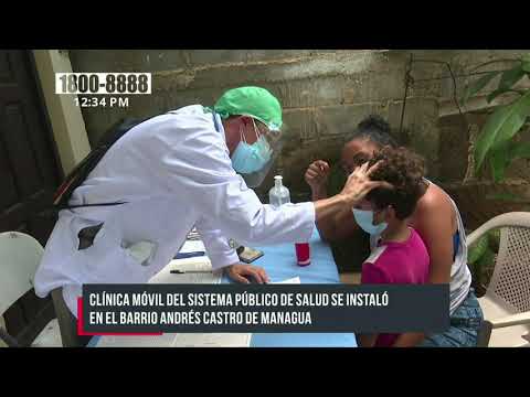Especialidades de la medicina llegan al barrio Andrés Castro de Managua - Nicaragua
