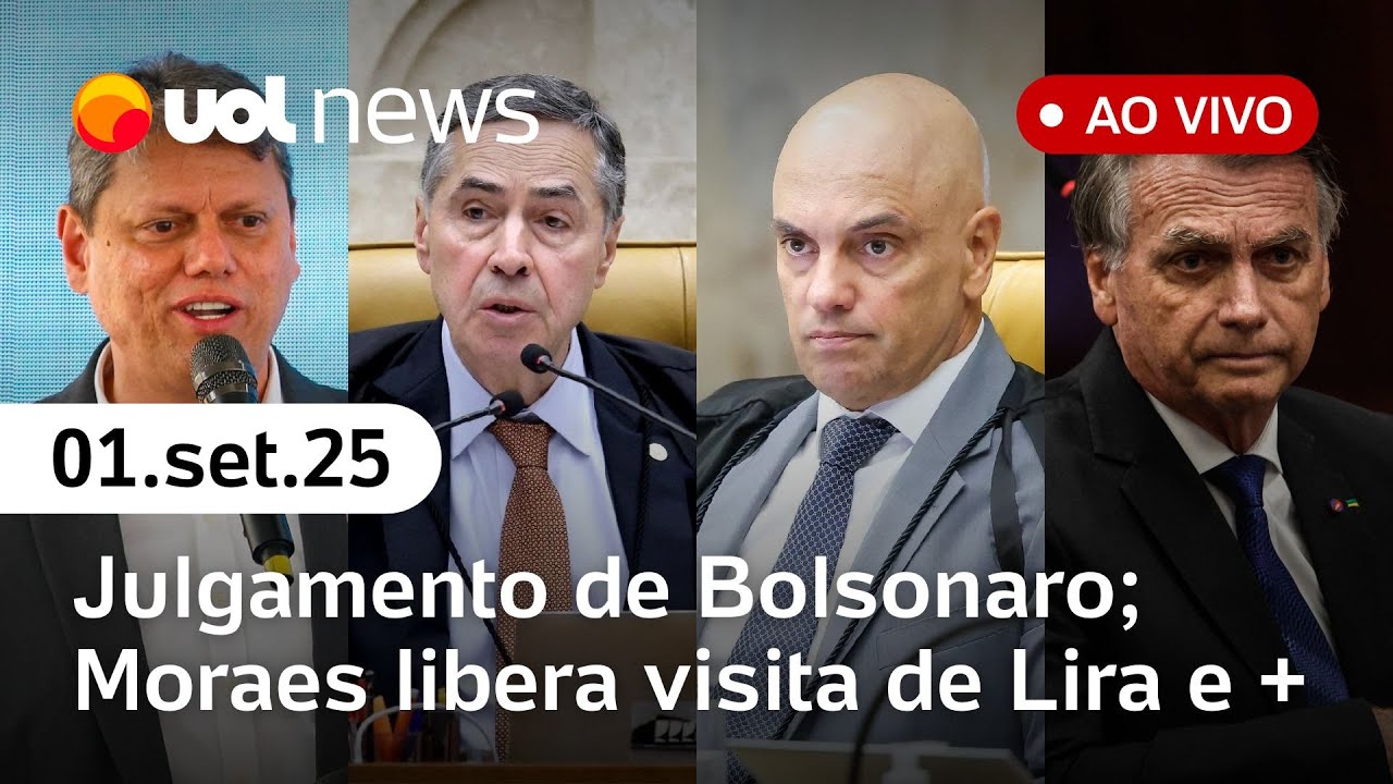 Julgamento de Bolsonaro no STF: Barroso fala em ‘missão difícil’, Moraes libera visita de Lira e +
