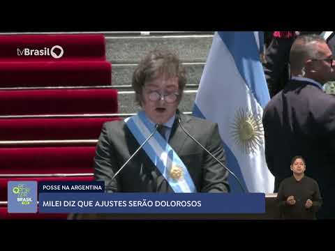 Javier Milei toma posse como presidente da Argentina