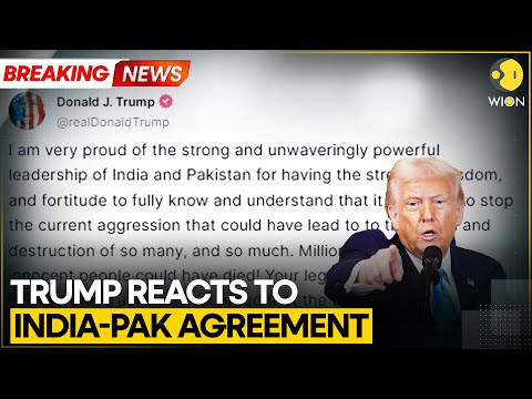 BREAKING | Trump Hails India-Pakistan Ceasefire, 'Will Increase Trade With Both Nations'