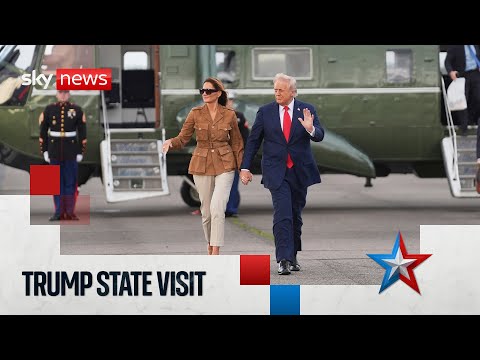 Trump leaves UK on Air Force One after historic second state visit