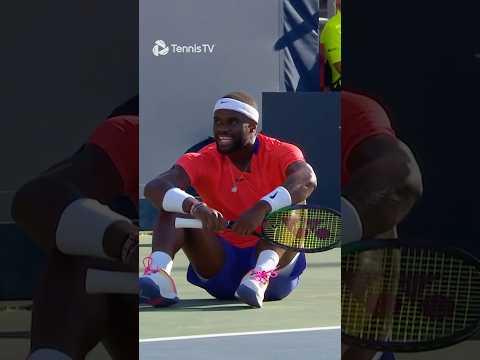 Fritz Tags Tiafoe 🤣