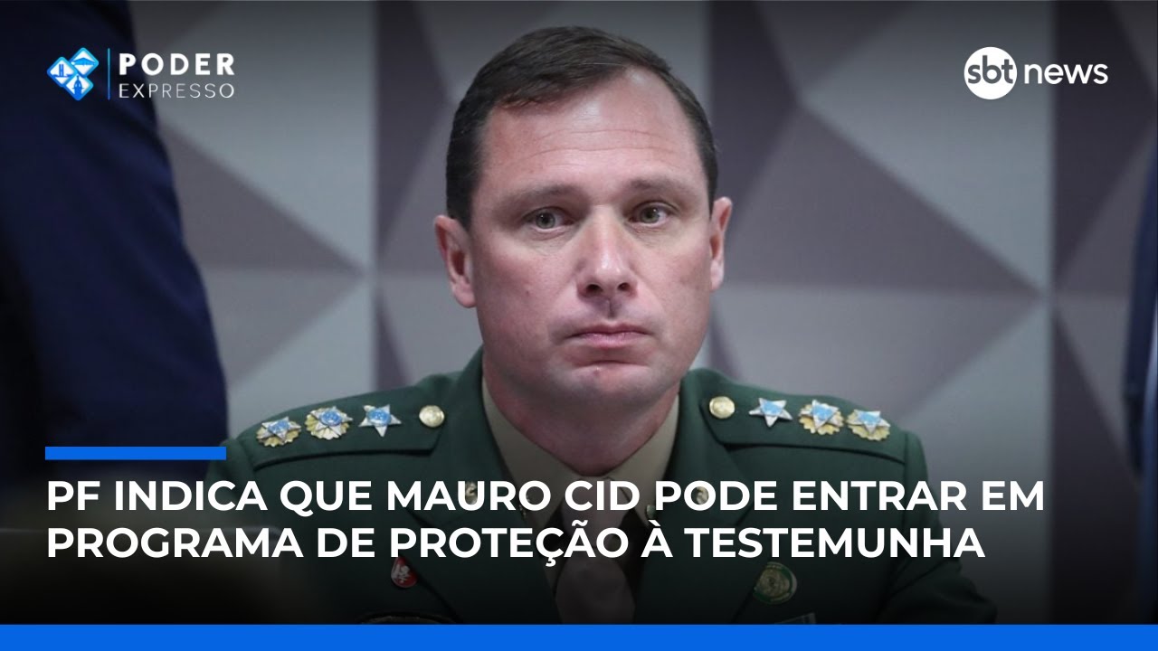 PF indica que Mauro Cid pode entrar em programa de proteção à testemunha | SBT News