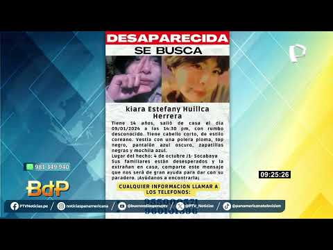 Arequipa: reportan la desaparición de adolescente de 14 años
