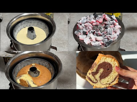KUOKA KEKI KWENYE JIKO LA MKAA NA SUFURIA BILA VIFAA MAALUM | KEKI LAINI NA YA KUCHAMBUKA BILA OVEN